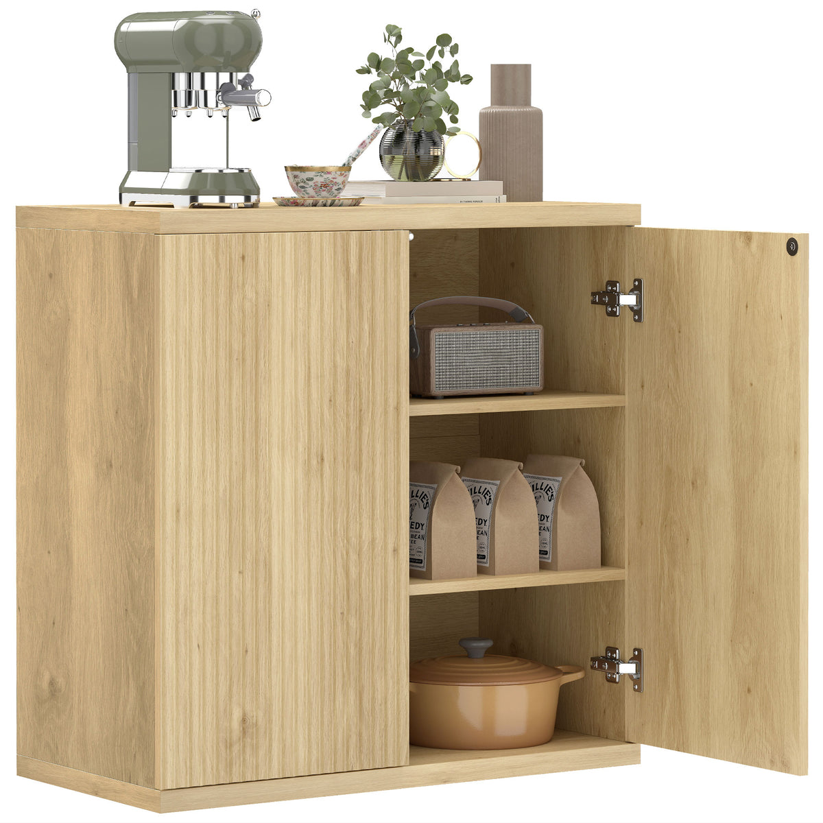 Sideboard Buffet Cabinet with Soft-Close Door – 31"W x 31"H