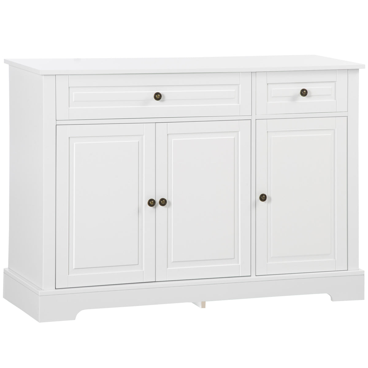Buffet Cabinet with 2 Drawers and Adjustable Shelves – 45"W x 32"H