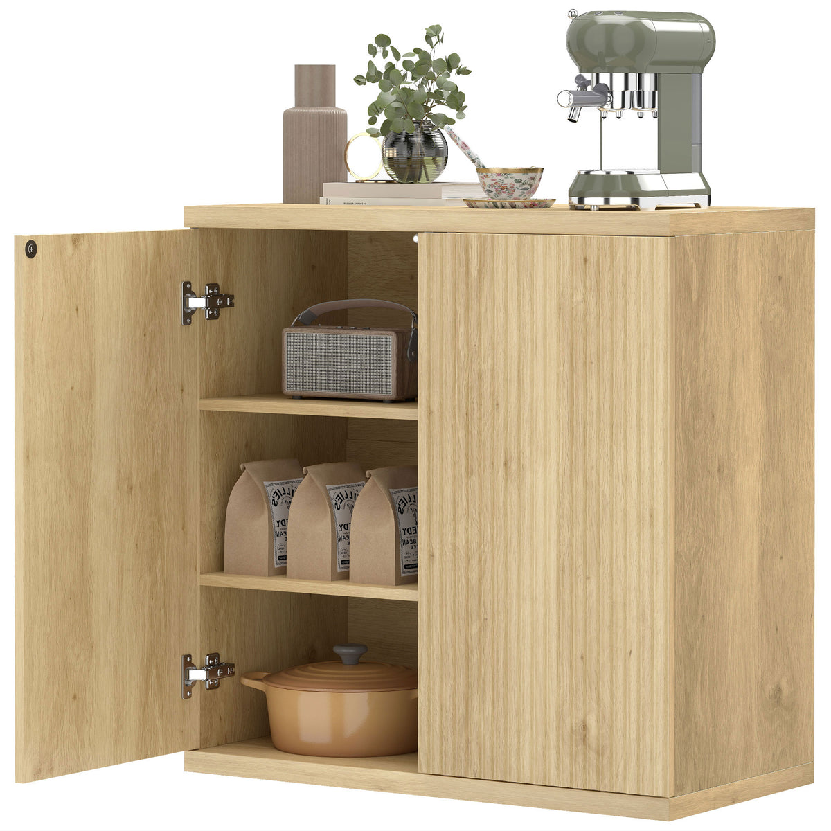 Sideboard Buffet Cabinet with Soft-Close Door – 31"W x 31"H
