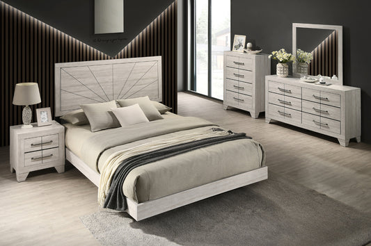 Katrina Modern Wood Platform Bedroom Set