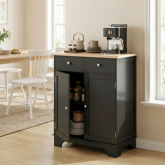 Sideboard Buffet Cabinet with Storage – 27"W x 34"H