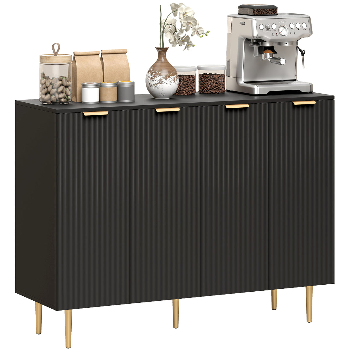 Sideboard Buffet Cabinet with Adjustable Shelves – 47"W x 35"H