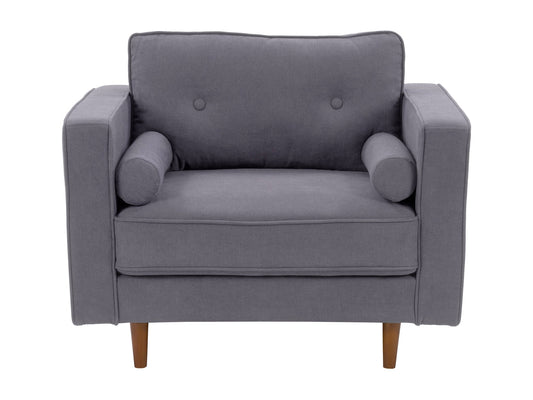 Mid-Century Modern Accent Chair | Wide Armchair