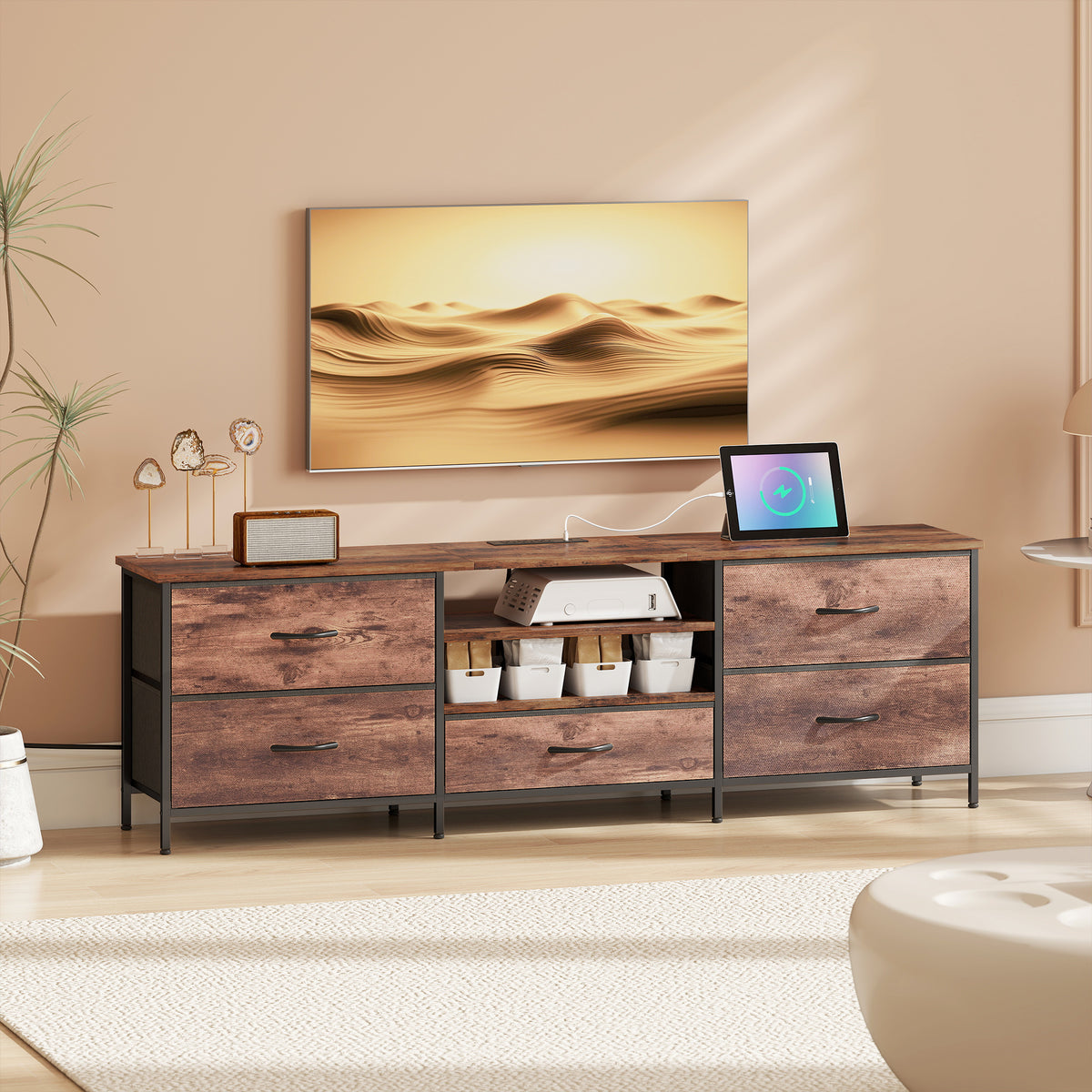 TV Stand for TVs up to 70 Inch – 63" Wide