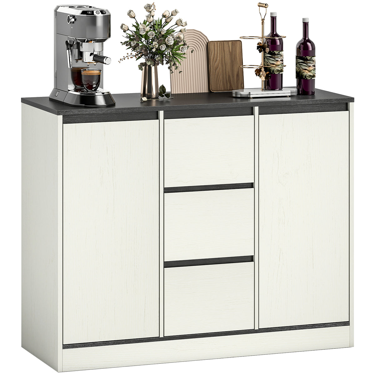 Buffet Cabinet with Soft-Close Hinges – 39"W x 31"H