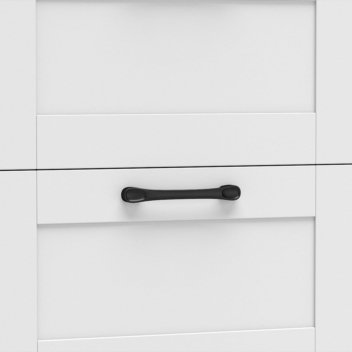 Sideboard Buffet Cabinet with Storage and Charging Station – 47"W x 37"H