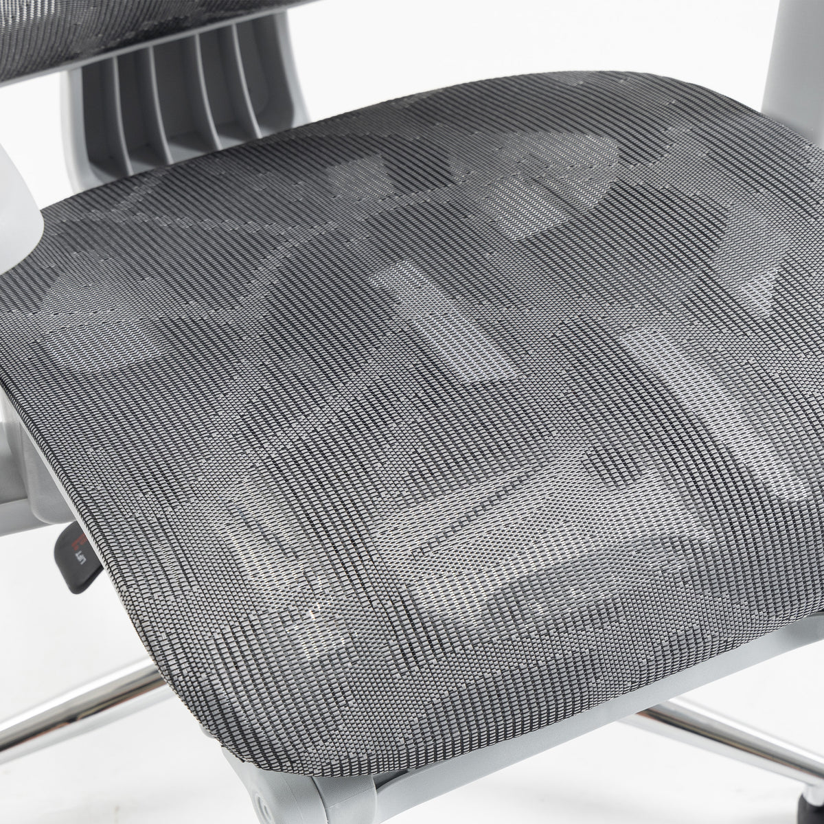 Ergonomic Office Chair with Lumbar Support, 2D Headrest, Mesh Reclining Desk Chair with Footrest, Grey
