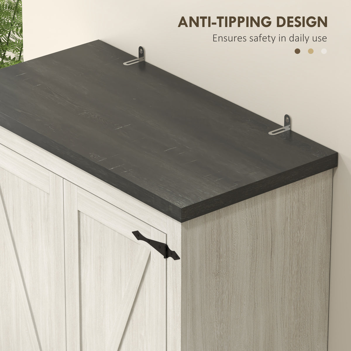 Freestanding Kitchen Pantry Cabinet with Drawers – 29"W x 64"H
