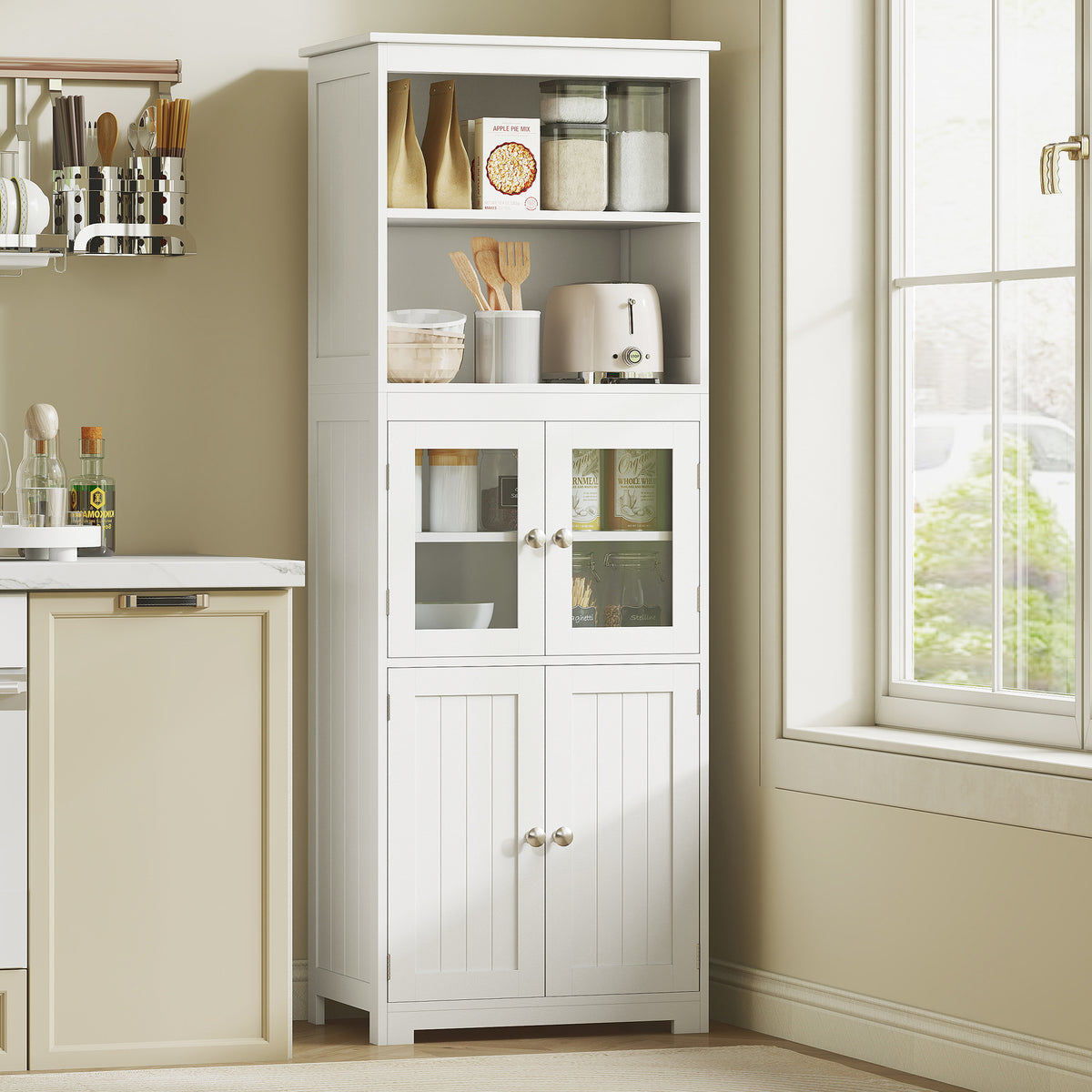 Small Buffet with Hutch – 24"W x 64"H