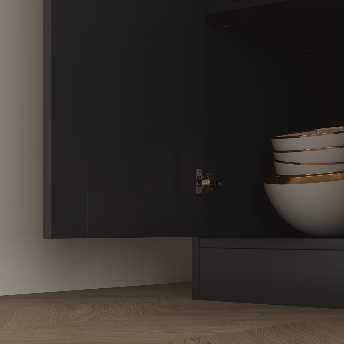 Tall Pantry Cabinet with Adjustable Shelves – 24"W x 69"H