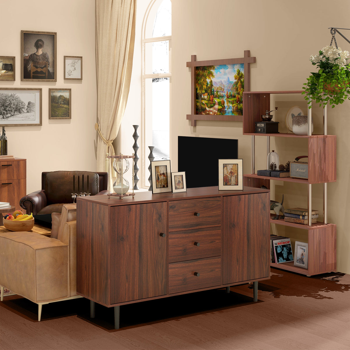 Kitchen Sideboard with 2 Cupboards – 50"W x 30"H