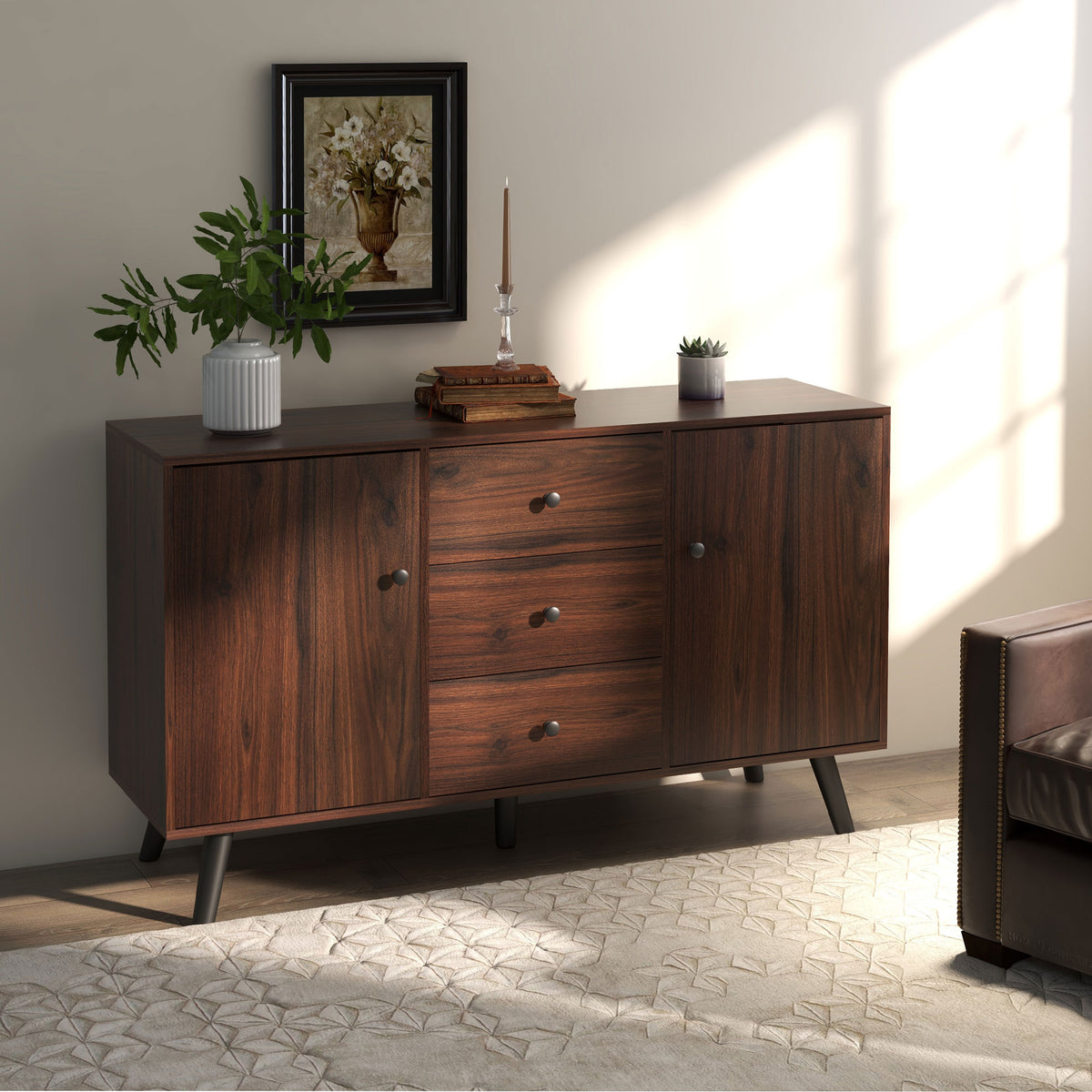 Kitchen Sideboard with 2 Cupboards – 50"W x 30"H