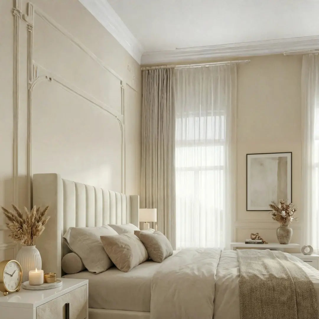 Oliver Hydraulic Lift-Up Storage Bed – Ivory