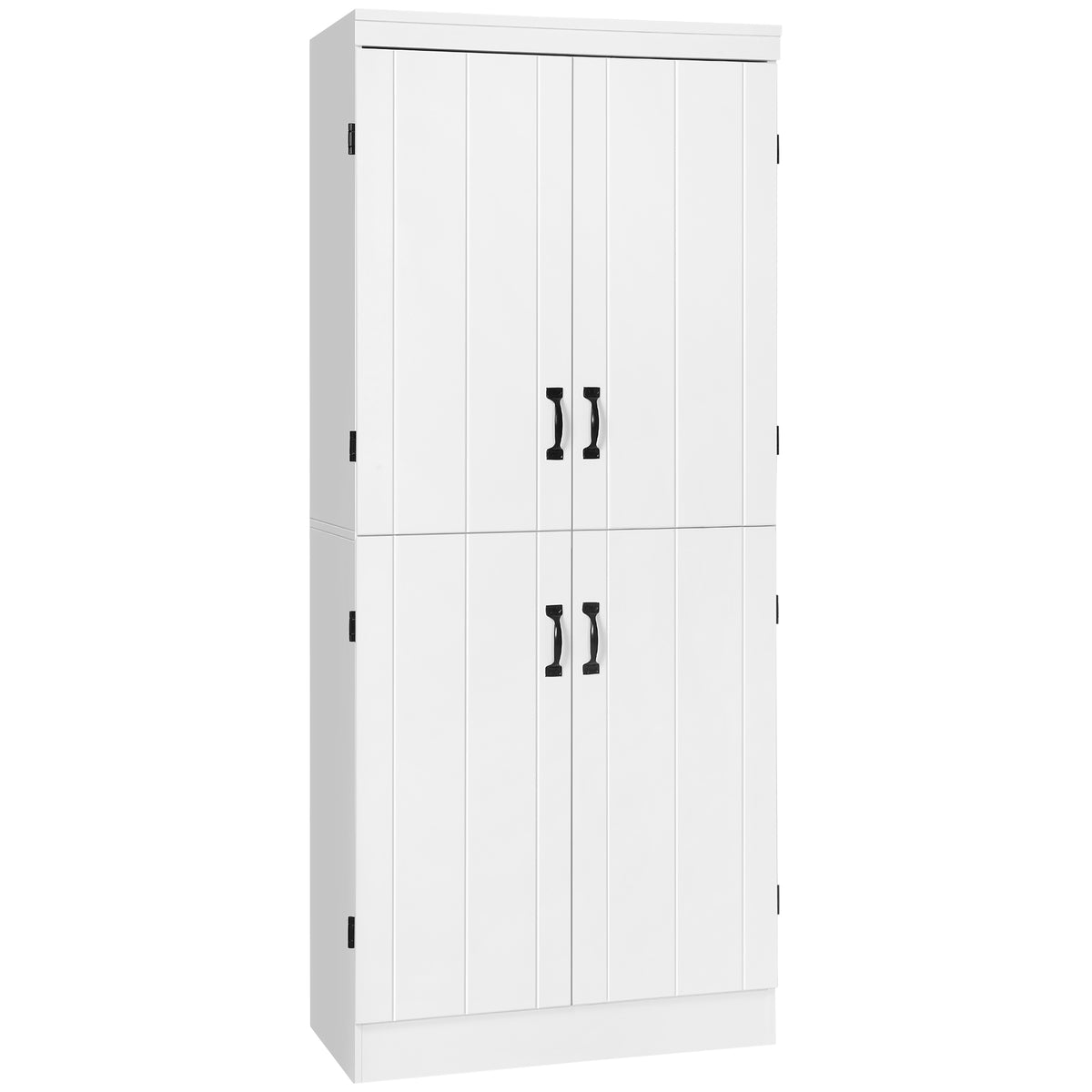 4-Door Storage Cabinet with Adjustable Shelves – 30"W x 70"H