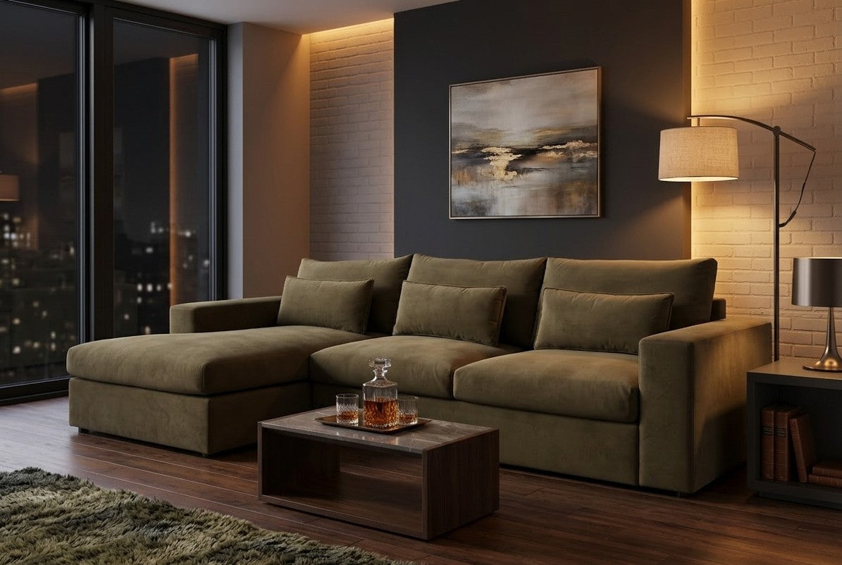 Portofino sectional in living room