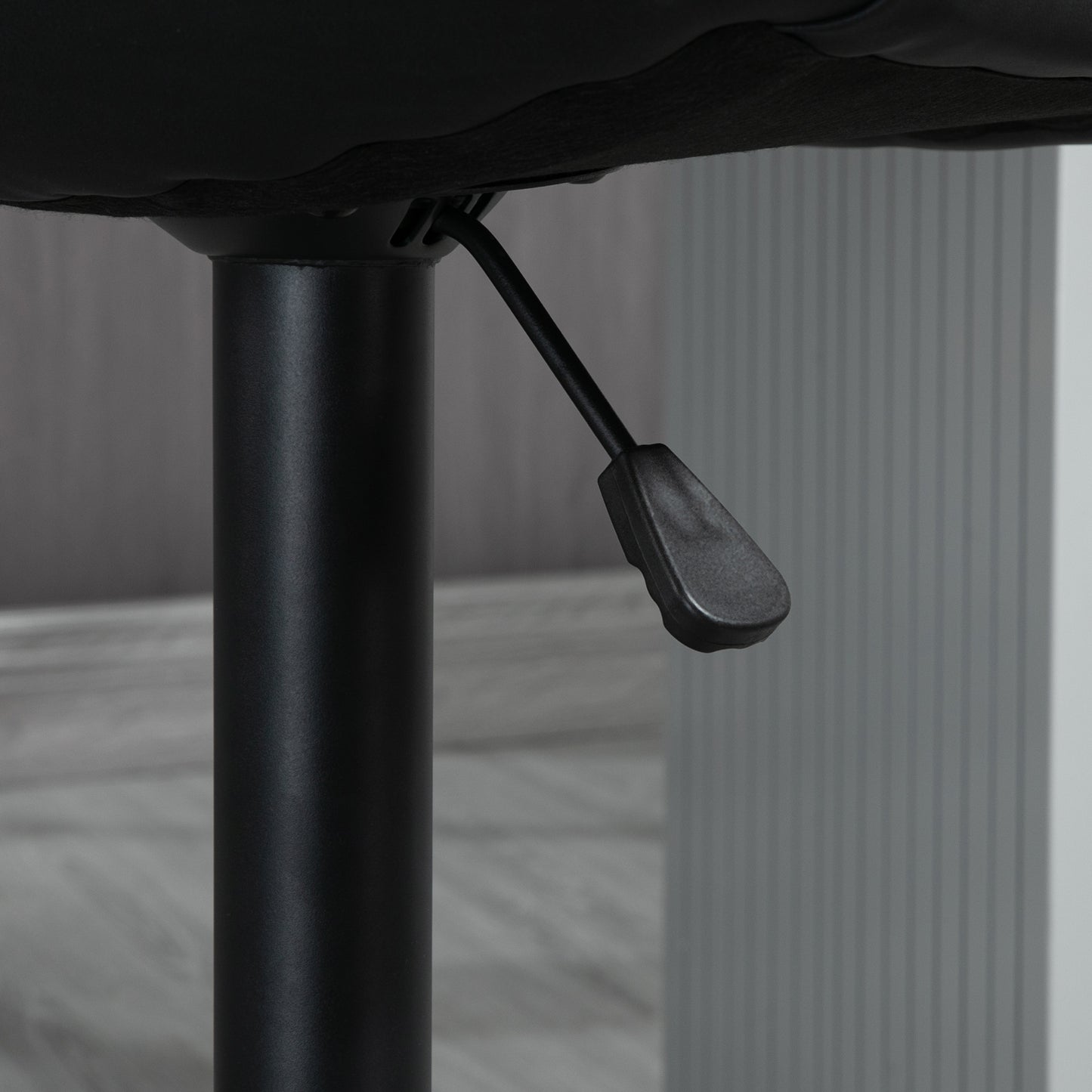 Set of 2 HOMCOM Adjustable Swivel Counter Height Bar Stools with Backs