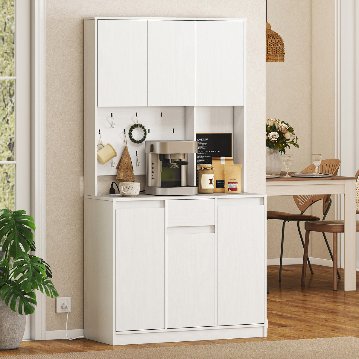 Pantry Cabinet with Charging Station – 38"W x 71"H