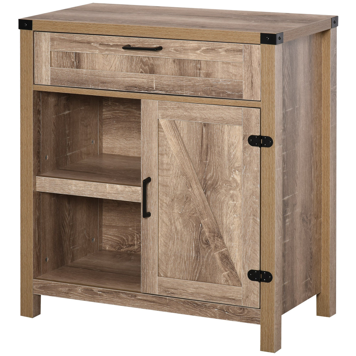 Farmhouse Sideboard with Barn Doors – 30"W x 33"H