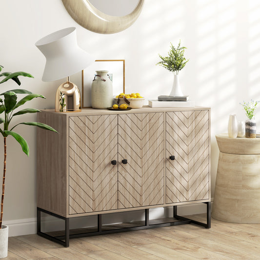 Buffet Cabinet with Adjustable Shelves – 43"W x 32"H