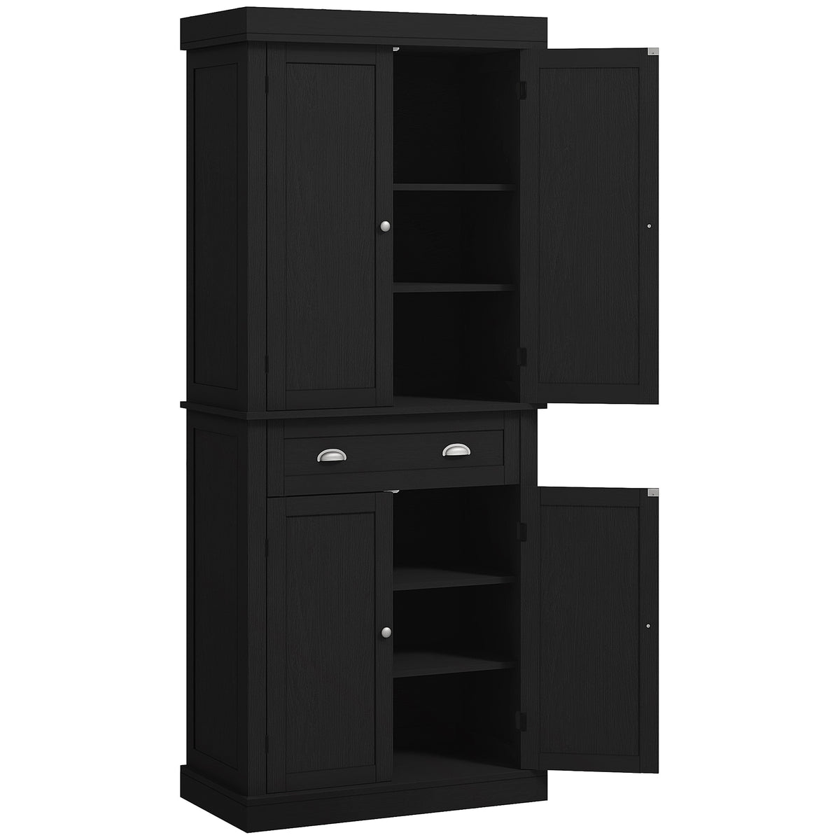 Kitchen Storage Cabinet with 4 Doors – 30"W x 73"H