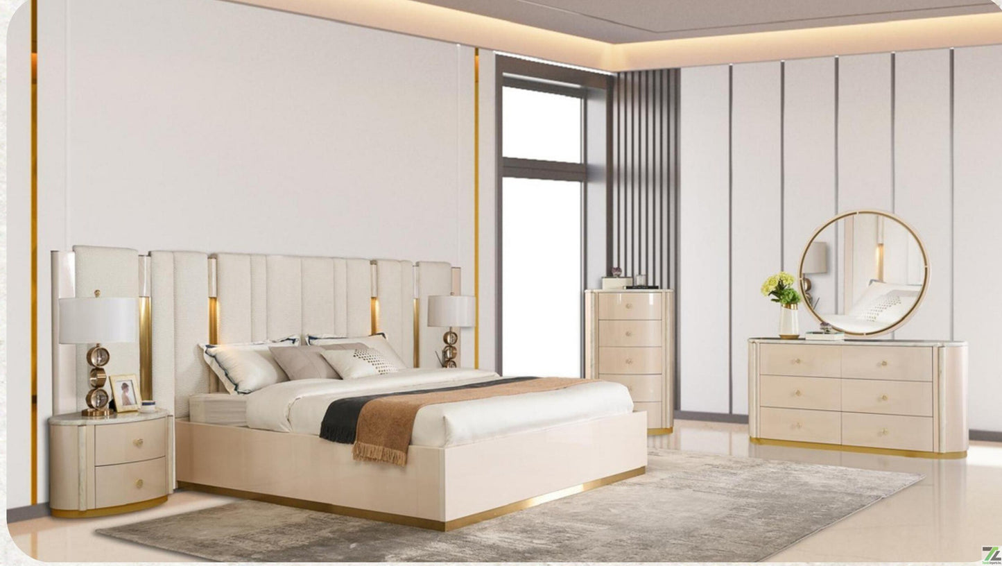 Star Modern Hydraulic Lift Storage Bed Frame