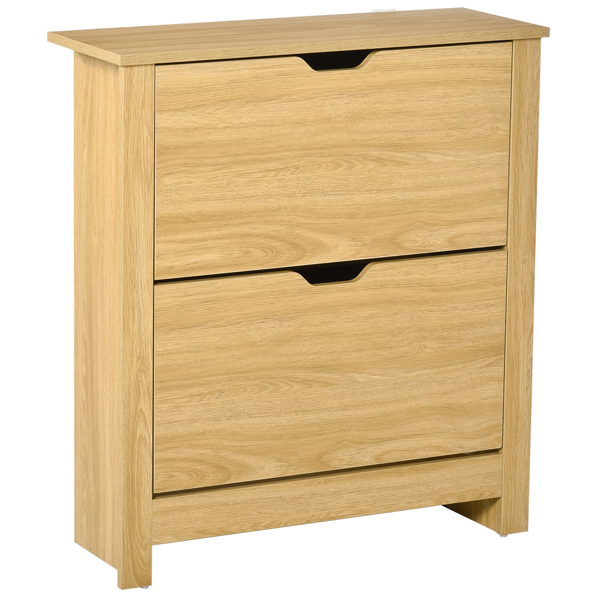 Shoe Storage Cabinet with 2 Flip Drawers – 28"W x 31"H