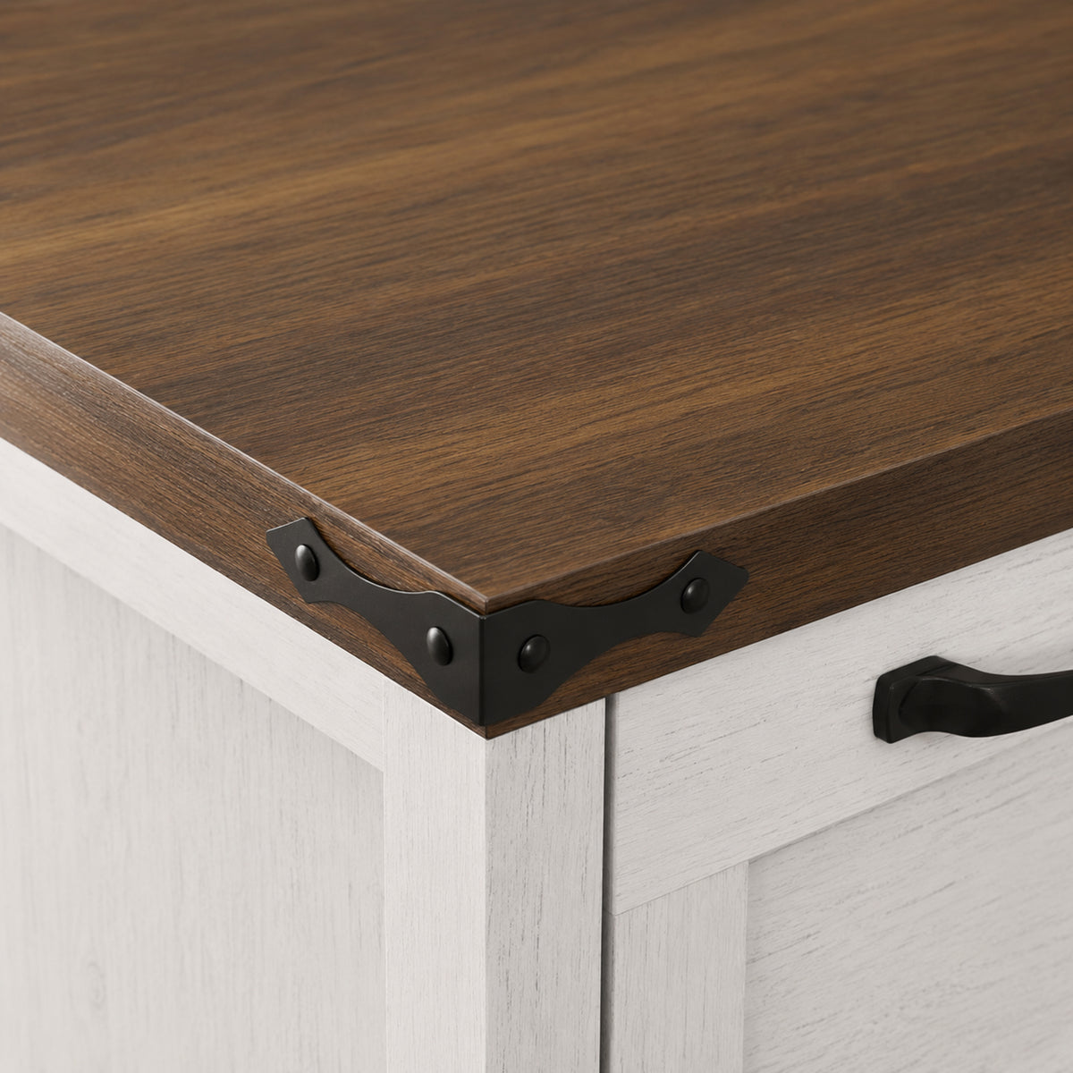 Farmhouse Sideboard Buffet Cabinet – 55"W x 32"H