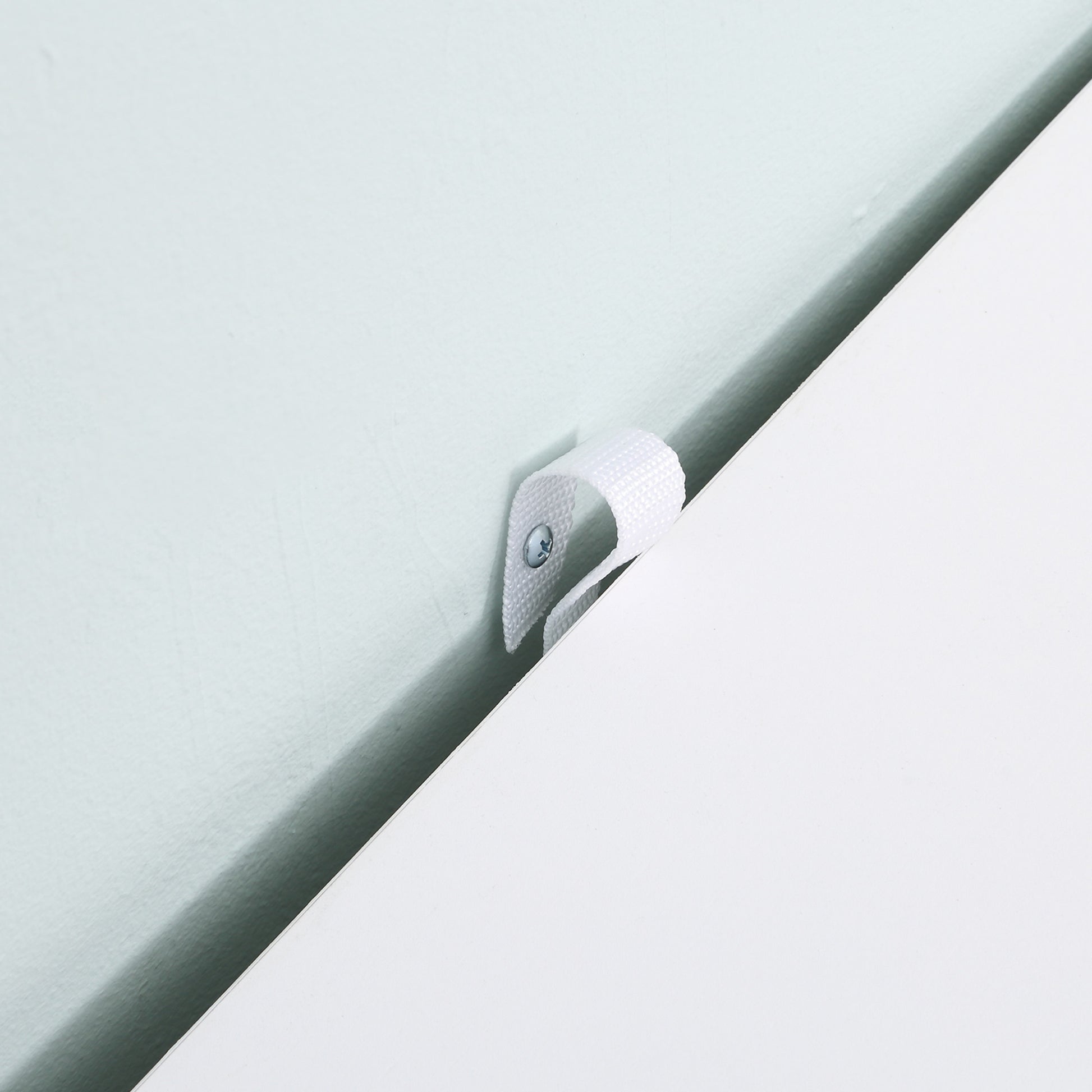 Modern White Oak Bedside Table with 2 Drawers, Steel Frame, 45cm Wide Nightstand