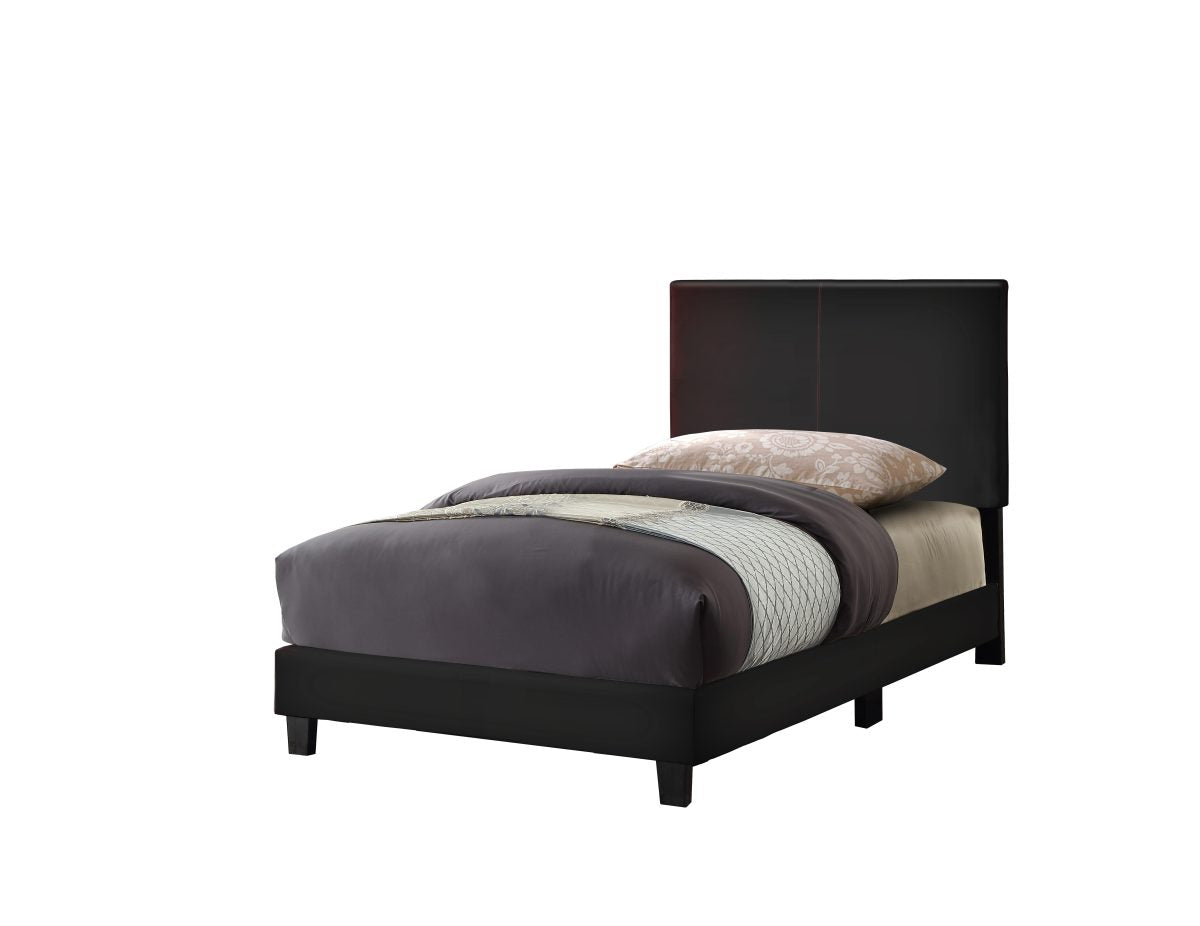 Titus T2110 Modern Platform Bed Adjustable Headboard