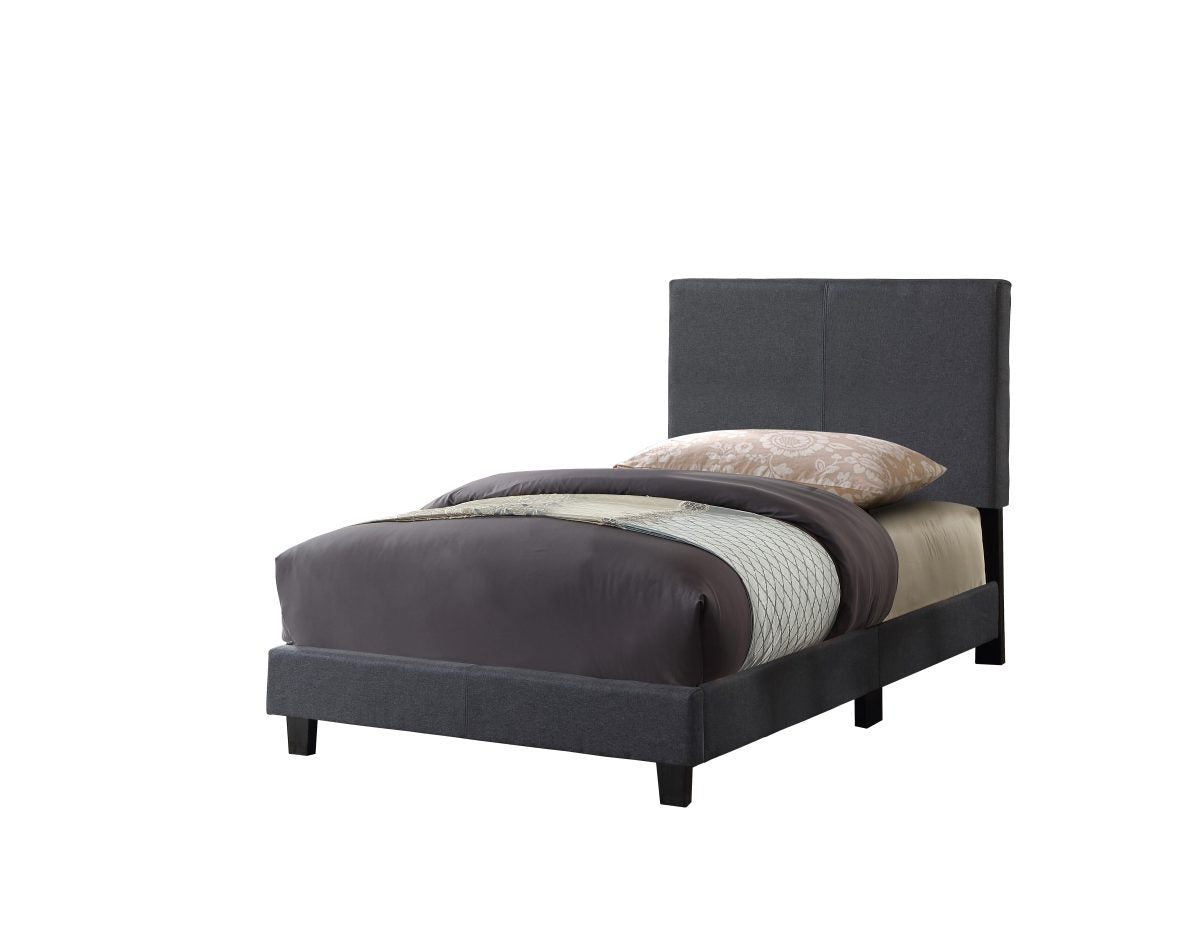Titus T2110 Modern Platform Bed Adjustable Headboard