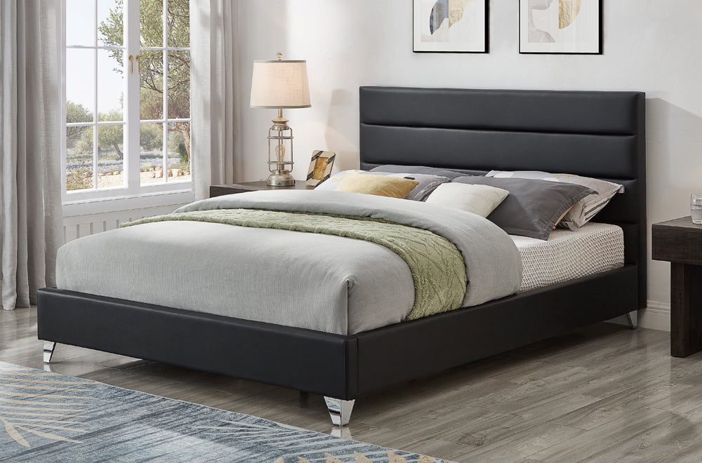 Titus T2395 Modern Tufted Platform Bed Frame