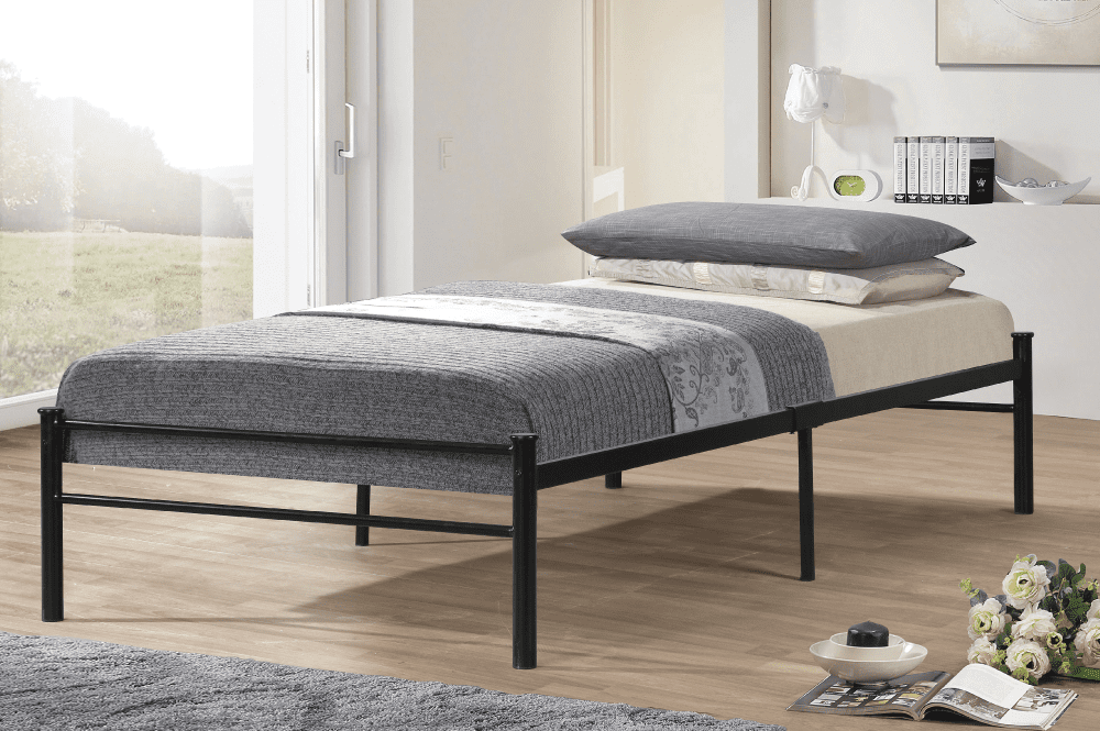 Titus T2400 Modern Metal Platform Bed Frame