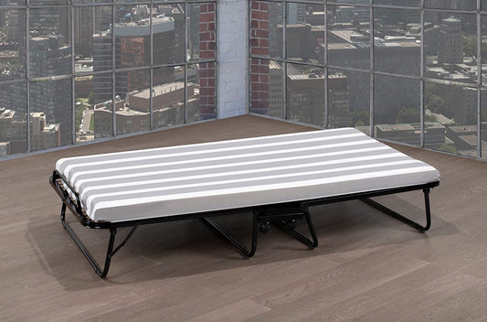 Folding Steel Guest Bed with 4" Mattress