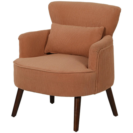 Modern Accent Chair Orange