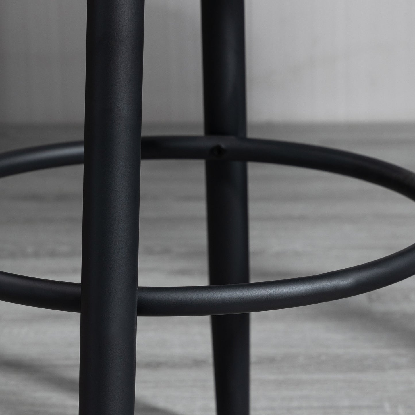 HOMCOM Extra Tall Bar Stools, 360° Swivel, Charcoal Grey