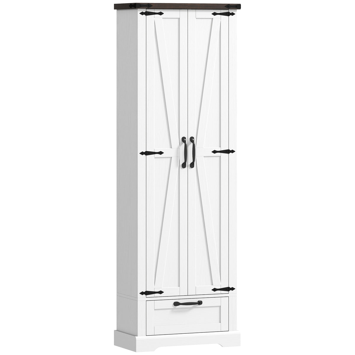 Kitchen Storage Cabinet with Adjustable Shelves – 24"W x 71"H