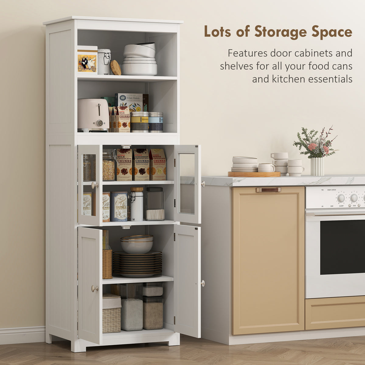 Small Buffet with Hutch – 24"W x 64"H