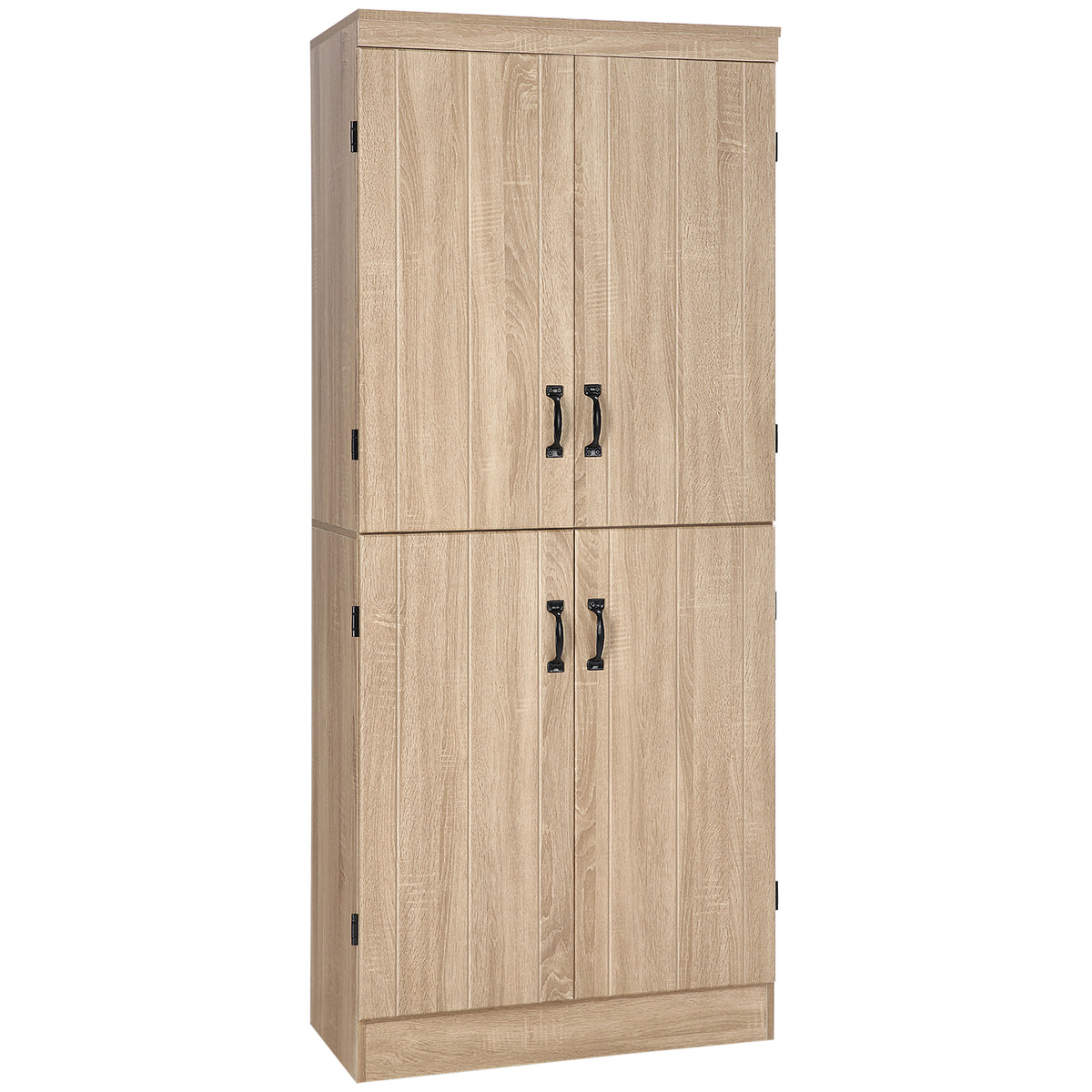 4-Door Storage Cabinet with Adjustable Shelves – 30"W x 70"H