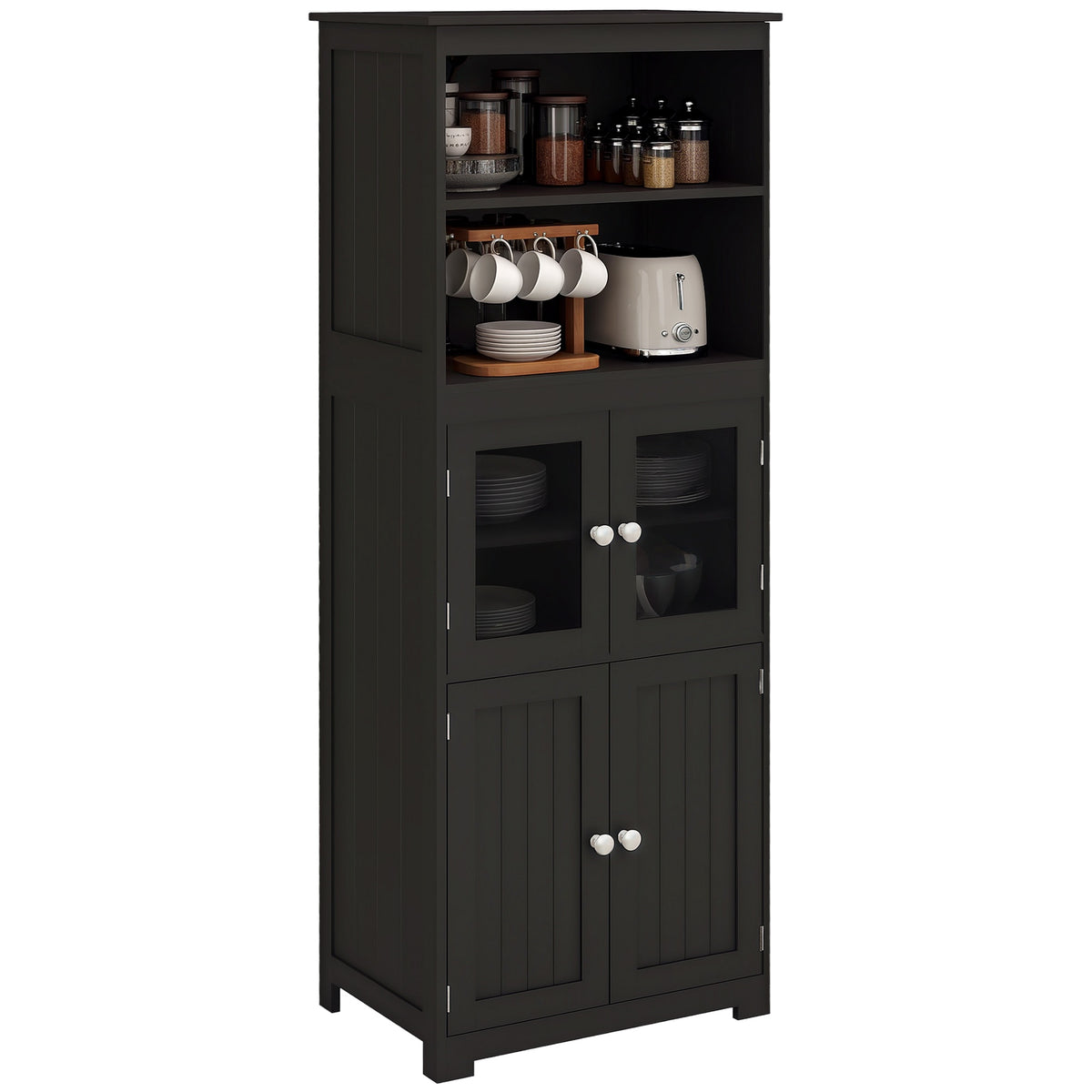 Small Buffet with Hutch – 24"W x 64"H