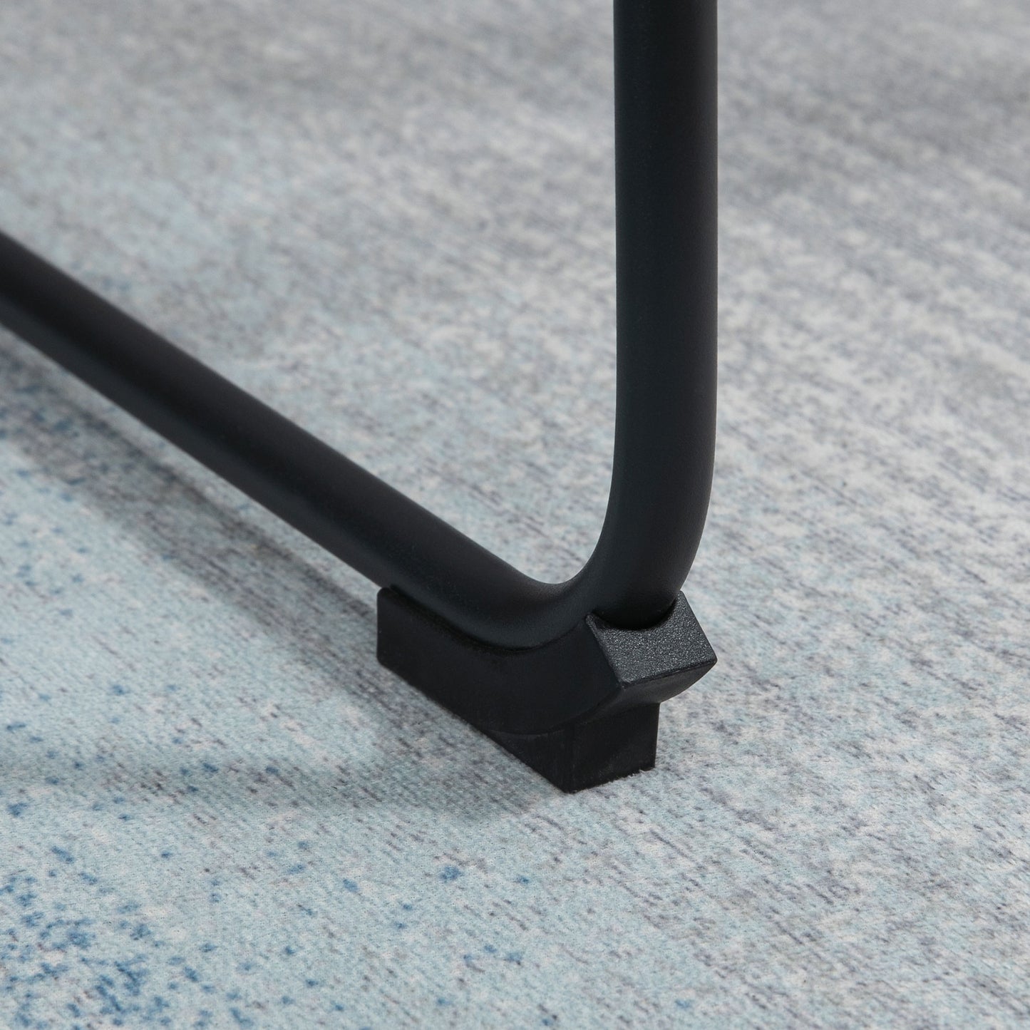 Stylish Vintage PU Leather Counter Height Bar Stools, Set of Two