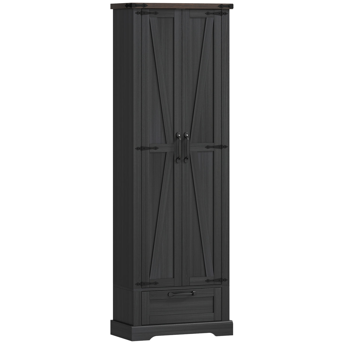 Kitchen Storage Cabinet with Adjustable Shelves – 24"W x 71"H