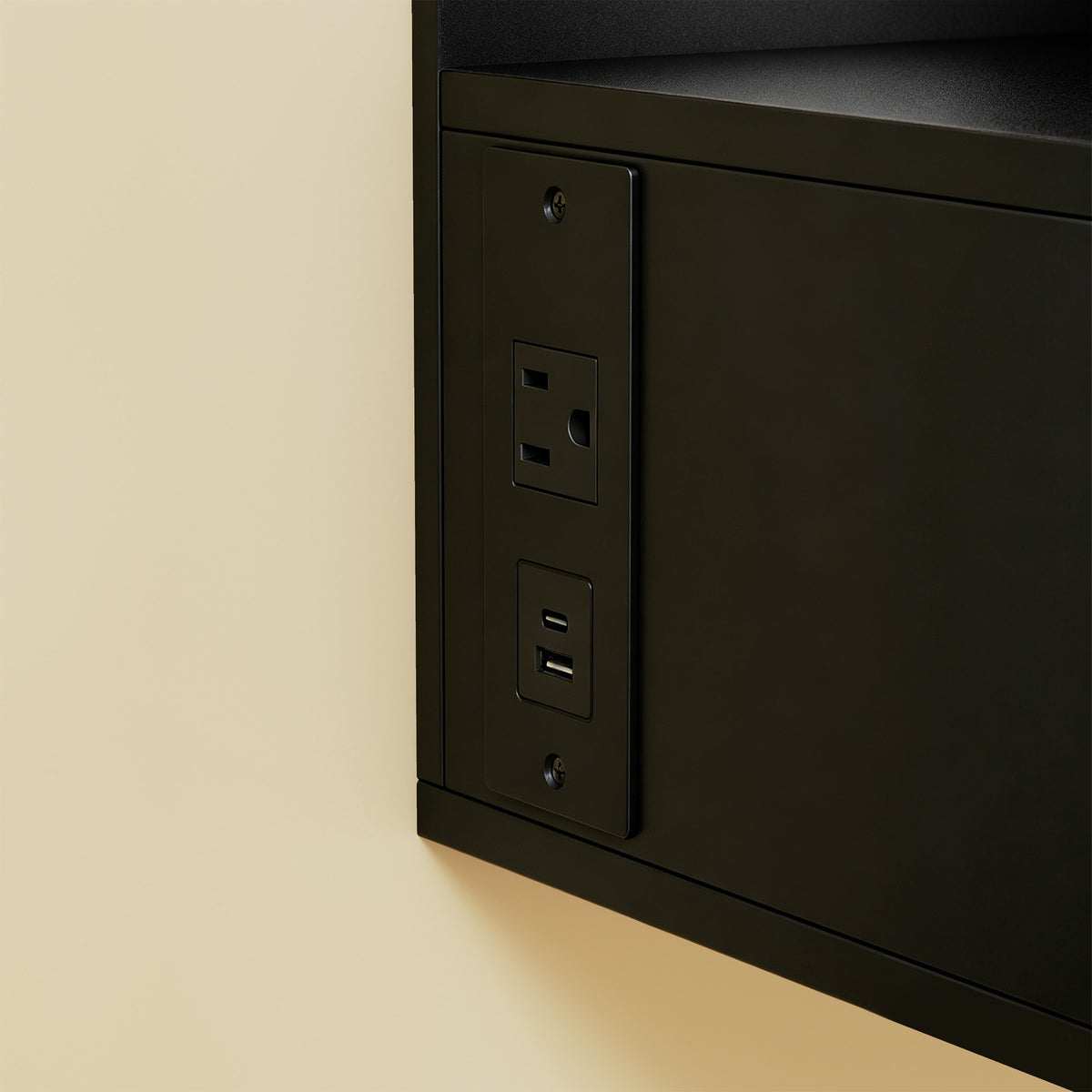 Floating Nightstands with Power Outlets, Set of 2 – 16"W x 12"H