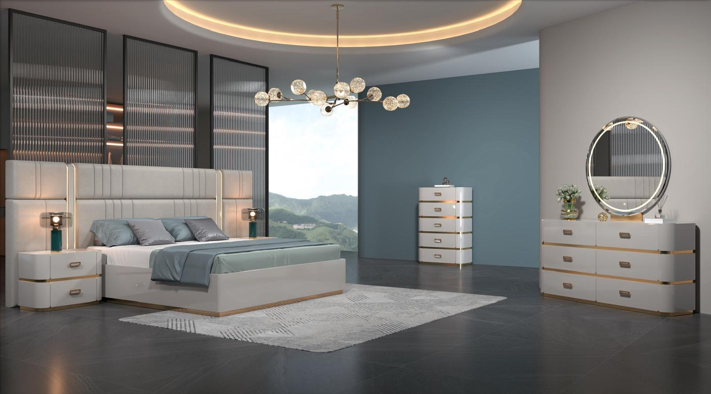 Manchester Modern Classic Wooden Platform Bedroom Set