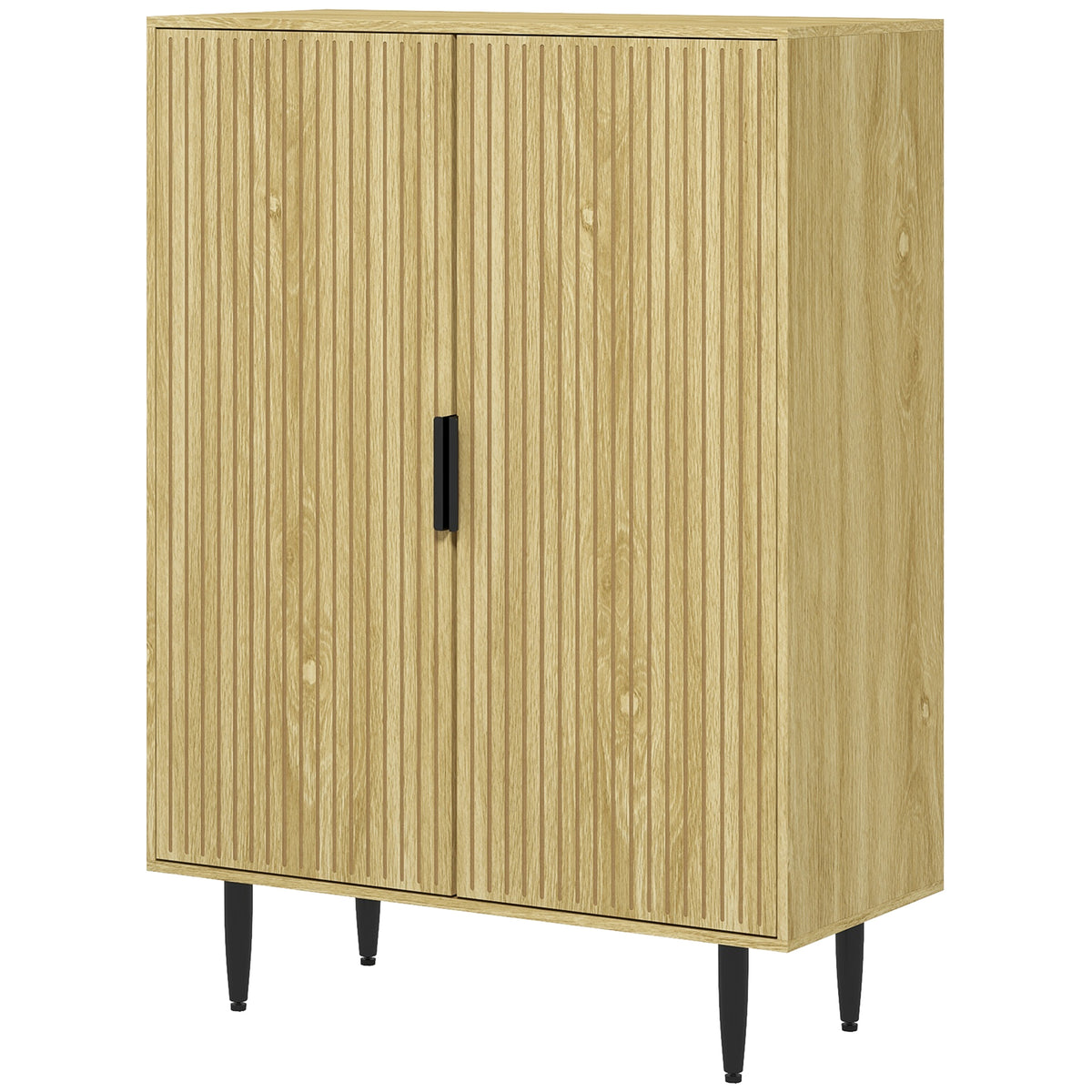 Entryway Shoe Cabinet with 5-Tier Shelving – 32"W x 43"H