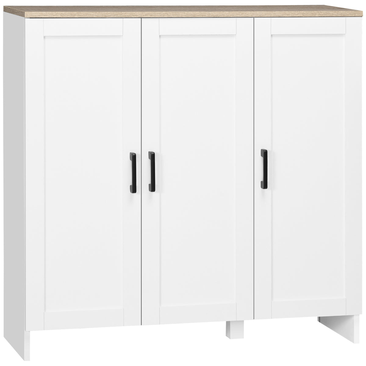 35" Modern Sideboard Cabinet with 3 Doors