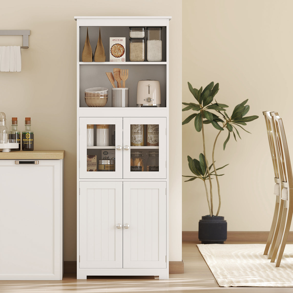 Small Buffet with Hutch – 24"W x 64"H
