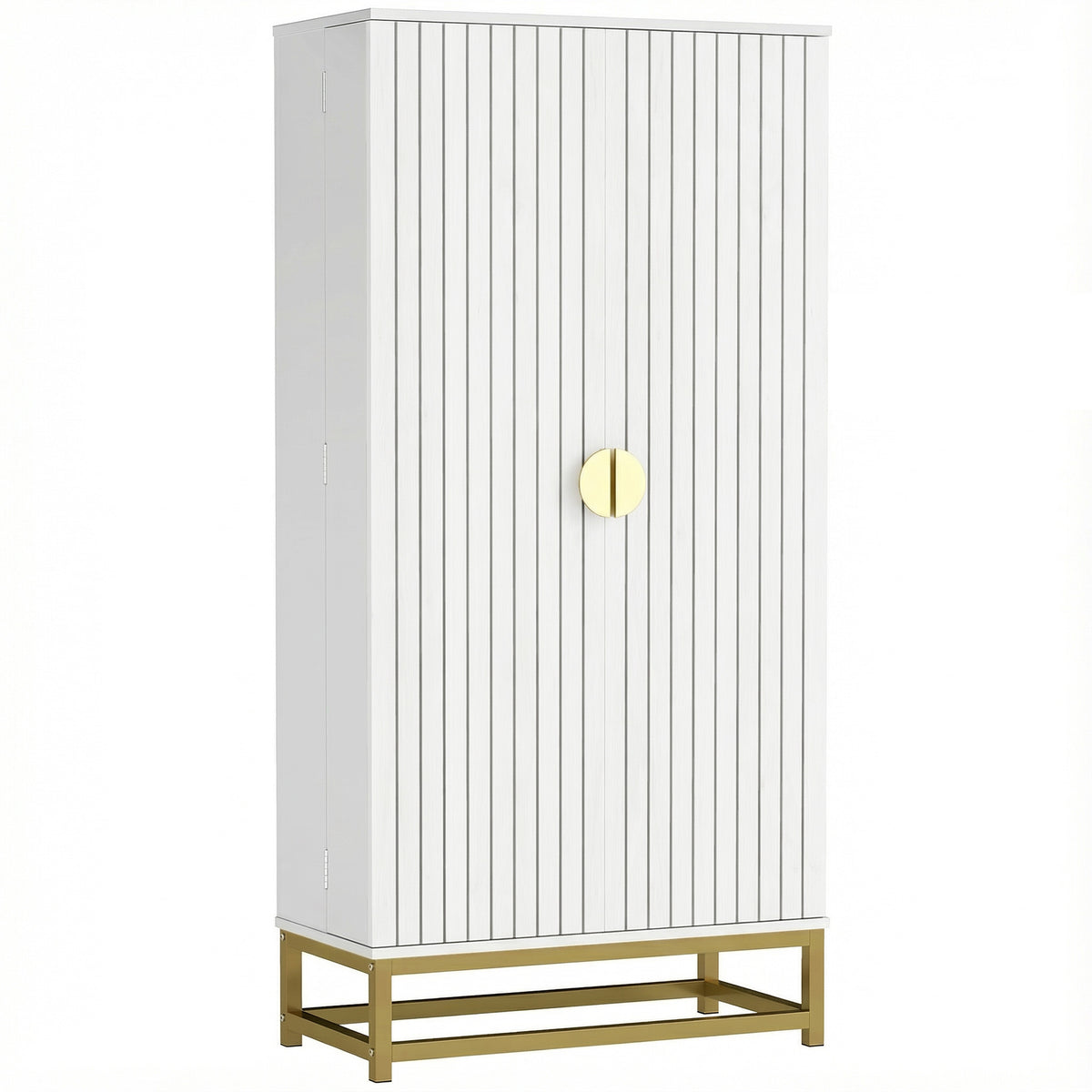 Kitchen Pantry Cabinet with 12 Door Shelves and Adjustable Shelves – 23"W x 47"H