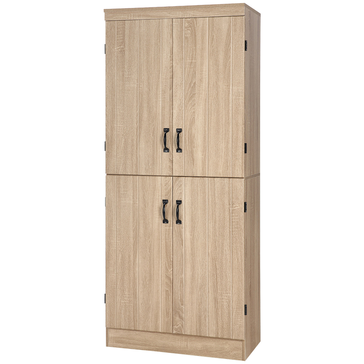 4-Door Storage Cabinet with Adjustable Shelves – 30"W x 70"H