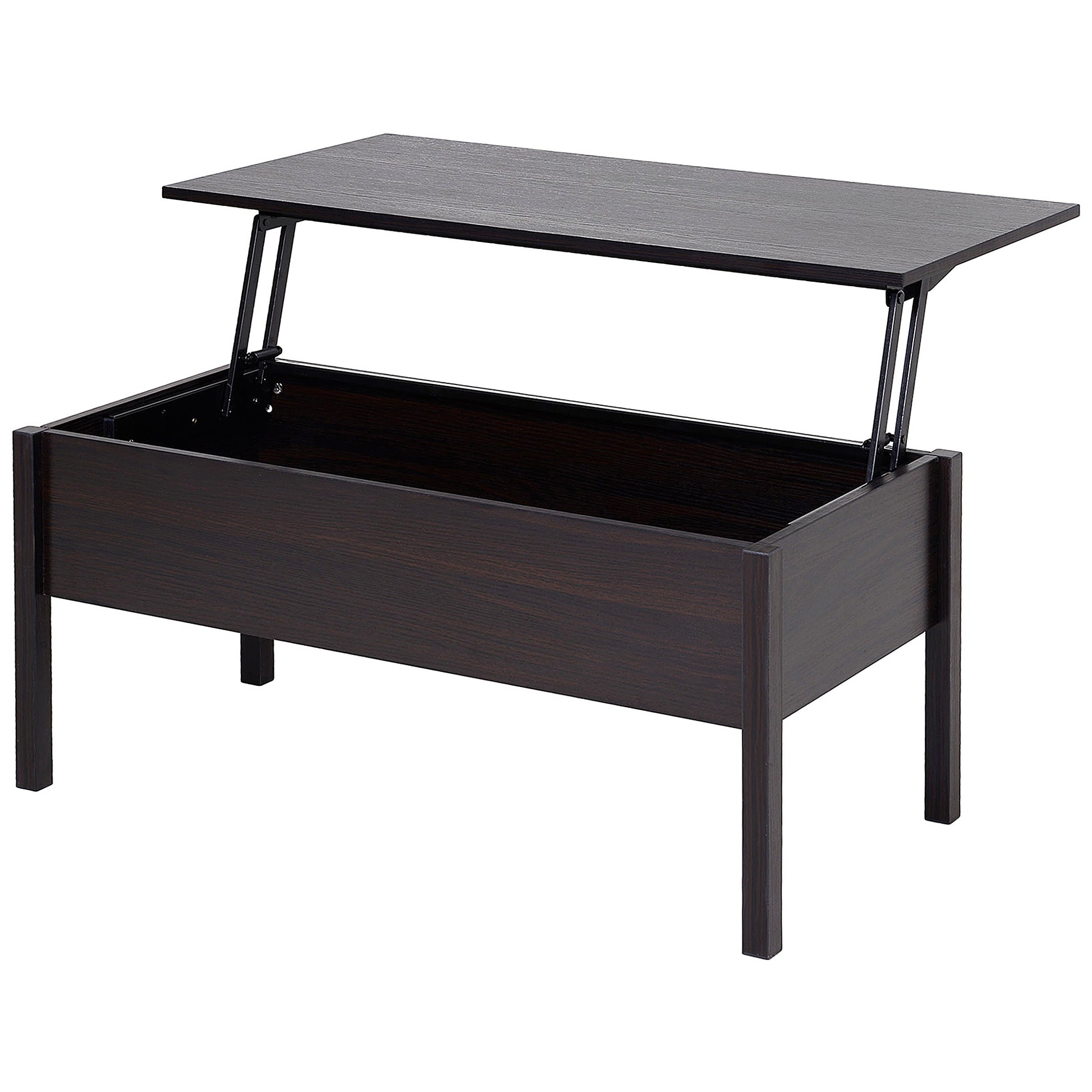 HOMCOM Versatile Lift-Top Coffee Table with Concealed Storage for Modern Living