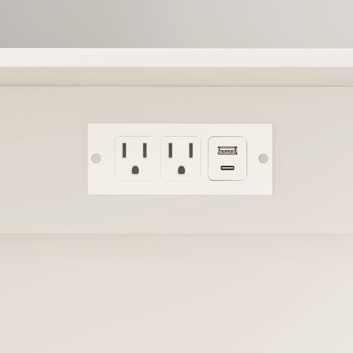 Kitchen Cabinet with Charging Station – 39"W x 68"H